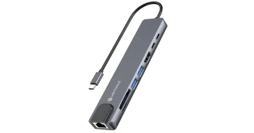 Lightwave LW-SIL-DOCK-8I1 USB-C 8 in 1 Docking Station