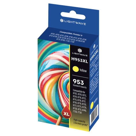 Lightwave LW-H-953XL-Y Ink Cartridge (Yellow) main product photo