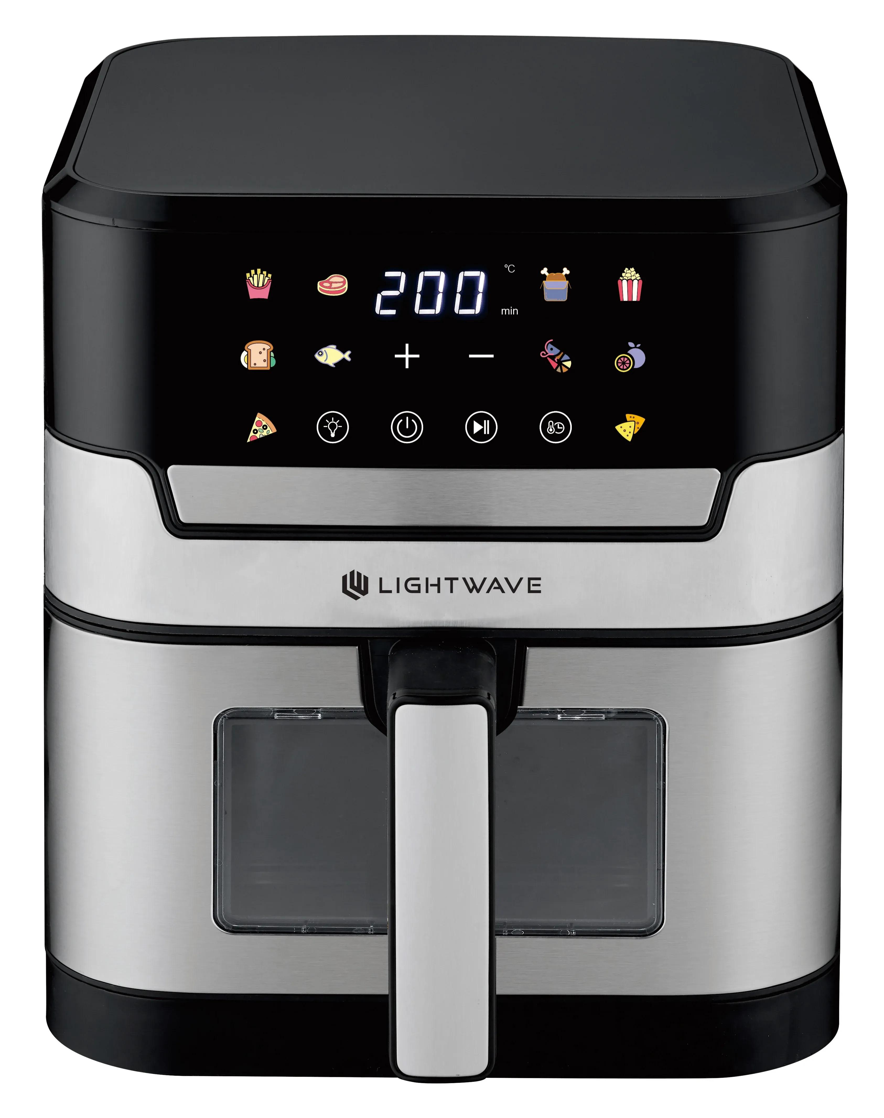 Lightwave LW-ARF-NW08L102 Air Fryer | Dual Capacity, 8 Presets