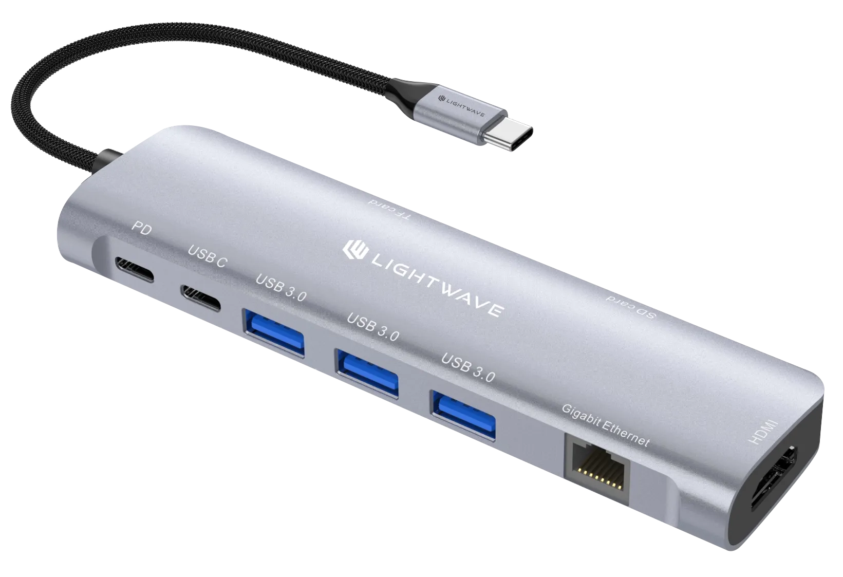 Lightwave LW-DOCK-9I1 USB-C 9 in 1 Docking Station