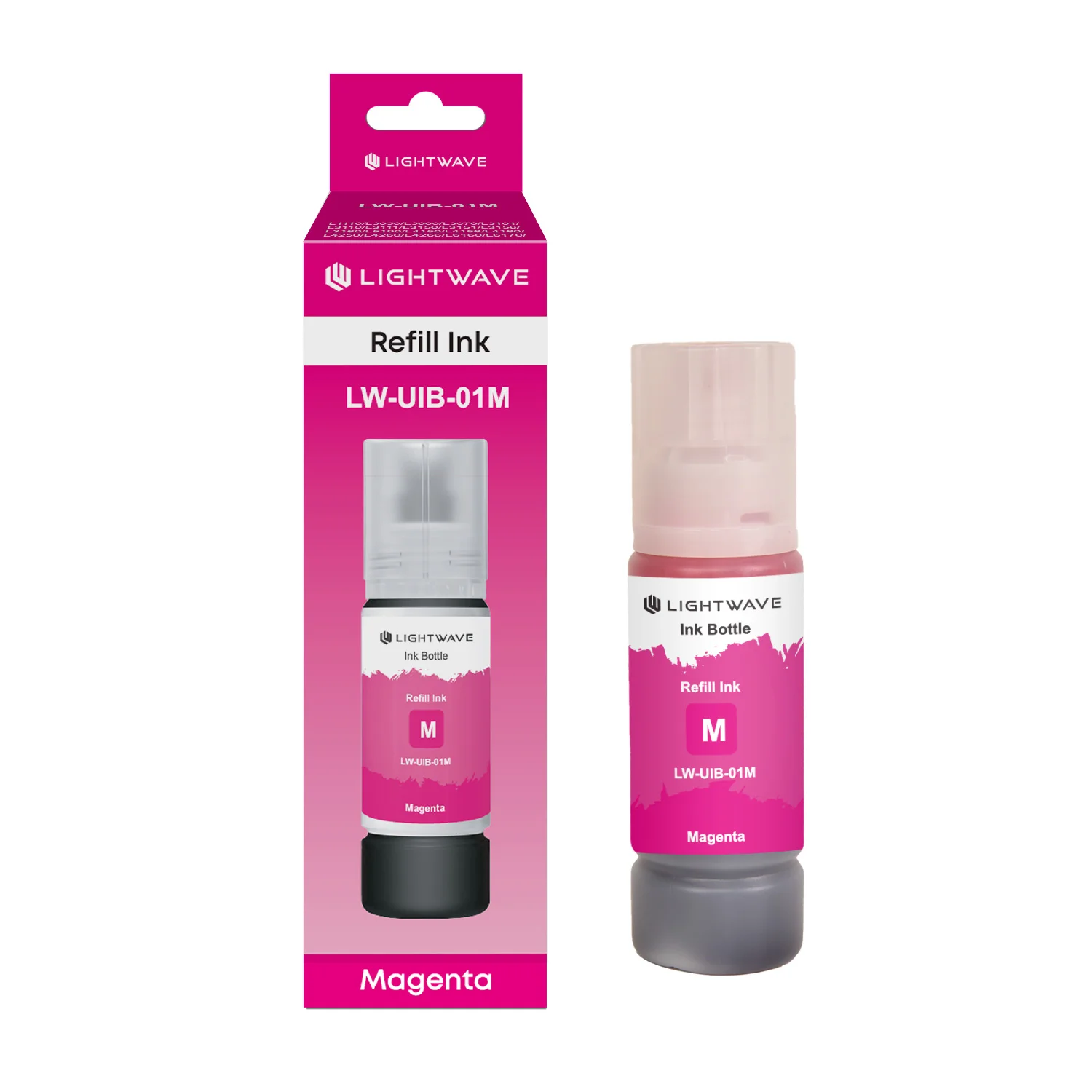 Lightwave LW-UIB-01M Ink Bottle (Magenta)