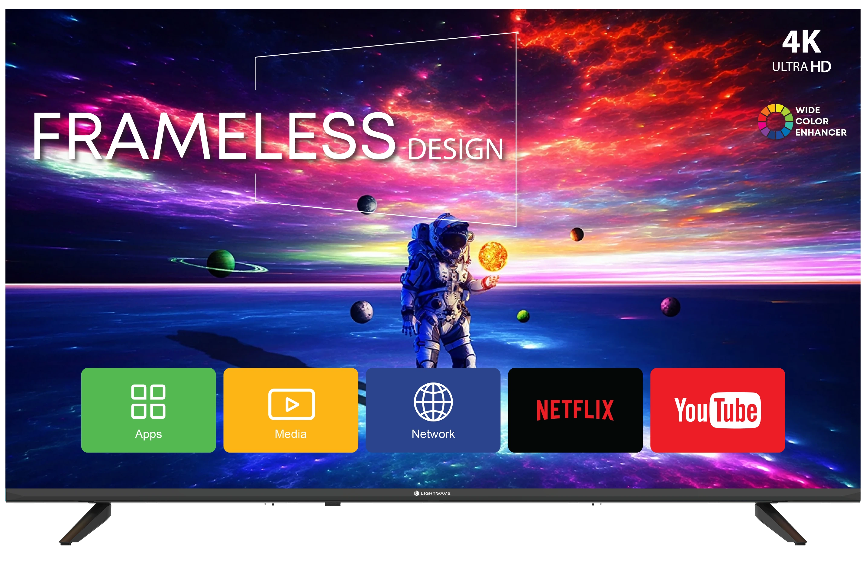 Lightwave UHD Google QLED TV (LW-GQ7500-T2S2)